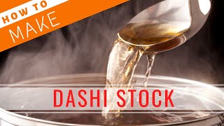 How to Make Dashi Stock【Sushi Chef Eye View】 [upl. by Evangelia186]