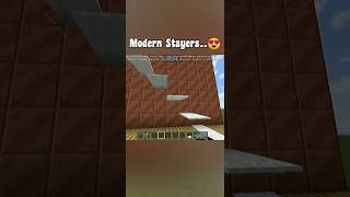 Modern Stayers in Minecraft😍😲😱Minecraftgamingviralytshortsshortstrending [upl. by Winthrop]