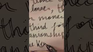 Handwriting Jackie Kennedy Quote quoteoftheday handwriting dippen artist [upl. by Ial572]