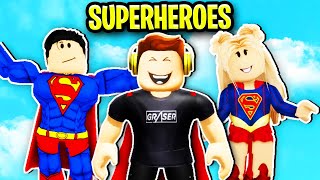 I Got Adopted By Superheroes In Roblox Brookhaven 🦸‍♀️🦸‍♂️ [upl. by Aihsekyw]