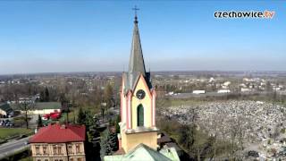 Parafia NMP Wspomożenia Wiernych w CzechowicachDziedzicach z lotu ptaka  wiosna 2016 [upl. by Anehsak]