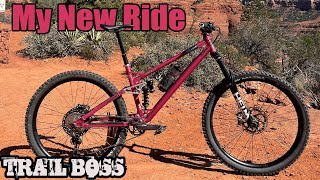 NEW Shorter Travel REEB Steezl 140mm trail bike [upl. by Eiramlatsyrk]