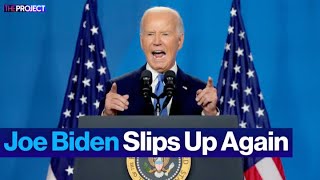 All The Gaffes From Joe Bidens Big Boy Press Conference [upl. by Neslund983]