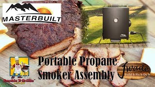 Masterbuilt Propane Smoker Build and 1st Impressions [upl. by Stodder250]