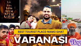 My first vlog today at Namo Ghat Varanasi vlog  Best tourist places in varanasi  Birju Creativity [upl. by Ddart]