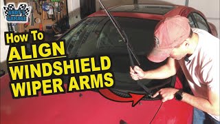 How To Align Windshield Wiper Arms Andy’s Garage Episode  256 [upl. by Alanah]