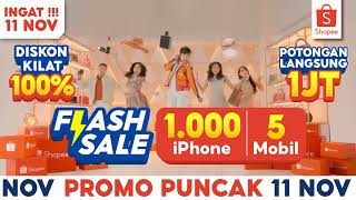 Ingat Promo Puncak 11 Nov Cek Shopee dulu Termurah di Shopee 1111 Big Sale [upl. by Hogue]