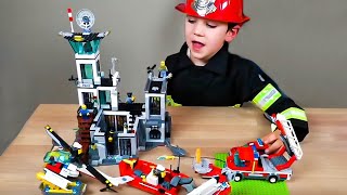 Pretend Play with Lego City Firetrucks Emergency Vehicles amp MORE  Compilation  Jack Jack Plays [upl. by Marion696]