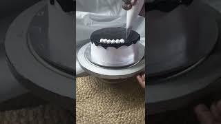 Easy anniversary cake design video foodview trending youtubeshorts nandani short video [upl. by Orlanta846]