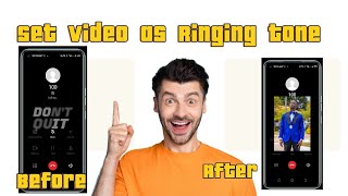 How to Set a video as a ringing tone on android phone [upl. by Halika]