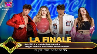 Amici 2023 la puntata finale domenica maggio cambia il meccanismo televoto sovrano [upl. by Eadahc]