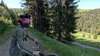 Coaching track POV  Les Gets Bikepark [upl. by Remlap]