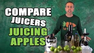 3 Juicers Compared Juicing Apples [upl. by Braswell]