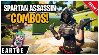 NEW SPARTAN ASSASSIN Combos in Fortnite Fortnite Battle Royale [upl. by Fuhrman]