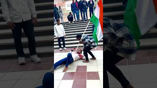 Jai Hind Indian Sports  stunt Street workout Strong boys India 🇮🇳26january republicdayviral [upl. by Wehttam944]