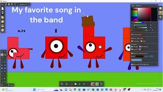 Numberblocks band quaters 1 MY MOST VIEWED VIDEO [upl. by Nohsram]