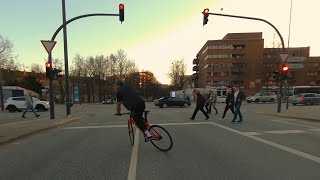 How To Crush The Street With A Fixie  Skid Compilation Part 3 Brakeless [upl. by Aimerej848]