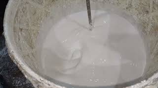 Low cost Distemper Emulsion Paint Making at home [upl. by Pomcroy]