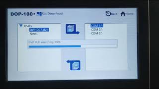 Download PLC Program Through USB via Delta DOP HMI [upl. by Sacram]