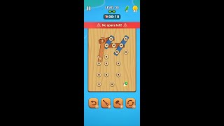 🔴 wood screw puzzle VERY HARD Game Play [upl. by Anailil]