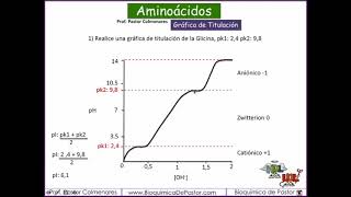 Gráfica de titulación para aas monoaminomonocarboxilo  Parte VI [upl. by Avonasac]