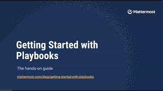 Getting Started with Playbooks [upl. by Parks]