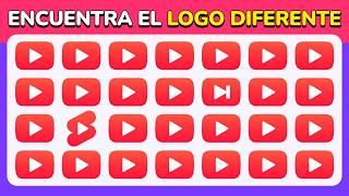 Encuentra el Diferente  Desafío de Logos 🍏🎧📱  30 Niveles  Fácil Medio Difícil [upl. by Dessma]