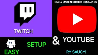 EASILY setup Nightbot chat commands for Twitch or Youtube [upl. by Sinaj997]