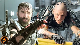 ELYSIUM  Max vs Kruger Final Battle Scene  Matt Damon Scifi Movie [upl. by Michale337]