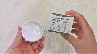 Varicose Vein Repair Cream Unboxing and Review  Does It Really Work [upl. by Elyak45]