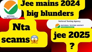 ‼️💔Nta a big scammer😱things need to change in jee mains examsugent videontajeemains2024jee🔥‼️ [upl. by Horner]