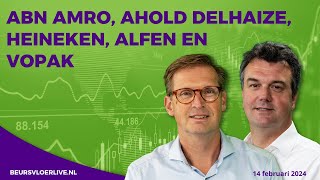 ABN AMRO Ahold Delhaize Heineken Alfen en Vopak AEX [upl. by Hardie]