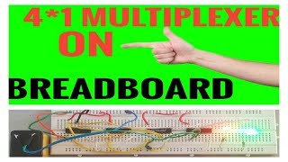 12 41 MULTIPLEXER USING GATE IC  MULTIPLEXER  7411 IC [upl. by Yorke]