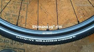 700x38c road tire on 29quot mountain bike rim [upl. by Marsland]