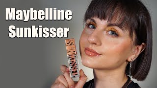 NEW Maybelline Sunkisser liquid blush  swatches amp review [upl. by Tobit]