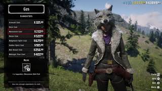 RDO FAO  All 42 Legendary Animal Garment sets from Gus Macmillans trapper store showcase [upl. by Rihana971]