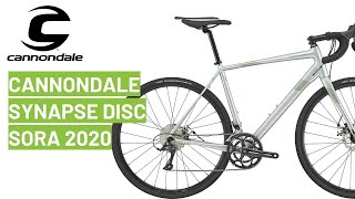 Cannondale Synapse Disc Sora 2020 bike review [upl. by Lleraj]