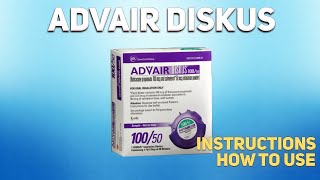 Advair Diskus how to use an inhaler asthma treatment [upl. by Wilburt]