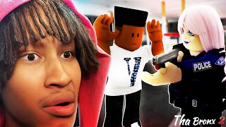 so i became a COP in roblox tha bronx 2 [upl. by Ydolem838]