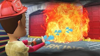 SAVING GRANNY FROM A BURNING HOUSE Garrys Mod Gameplay Gmod Roleplay Fire Fighter Jobs Survival [upl. by Lister206]