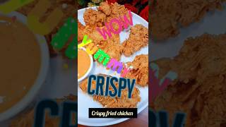 Crispy fried chicken recipe recipe cookingshorts snacks [upl. by Norean133]