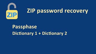 ZIP password recovery Android app 5  Passphrase Dictionary  Dictionary [upl. by Gnas]