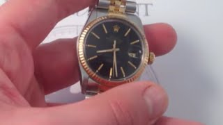 Rolex Oyster Perpetual Datejust 16013 Luxury Watch Review [upl. by Ayardna]