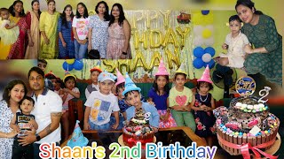 Birthday vlog of Shaan 🎂🥳 2nd Birthday prettyplanet youtubecreator [upl. by Adnawyt]