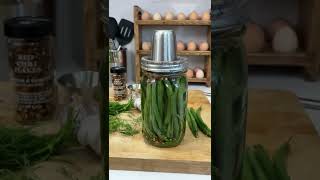 Easy fermented green bean recipe with dill [upl. by Ehlke]