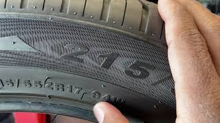 How to Read a Tire Size amp Understanding a Tire Sidewall [upl. by Nurav]