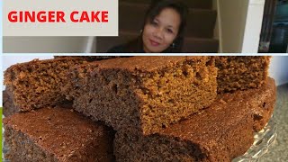 How To Make Soft and Moist Ginger Cake [upl. by Arihay]