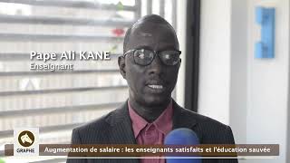 Augmentation de salaire  des enseignants expriment leur satisfaction [upl. by Velvet]