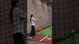 Caitlin Clark Shows Off Skills in the Batting Cage at the Indianapolis Indians Game  Indiana Fever [upl. by Cicily]