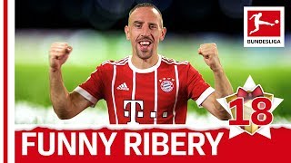 Franck Ribery  Top 5 Funny Moments  Bundesliga 2017 Advent Calender 18 [upl. by Dunstan490]